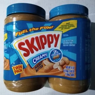 Skippy Creamy peanut butter pack of 2(96oz)