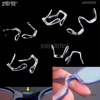 ◎❖✈【PRT】2pcs Pvc Plastic Anti-Slip Stick On Nose Pads Eyeglass Sunglasses Eye Gla