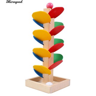 [COD] Wooden Tree Ball Run Track Game Intelligence Educational Toy
