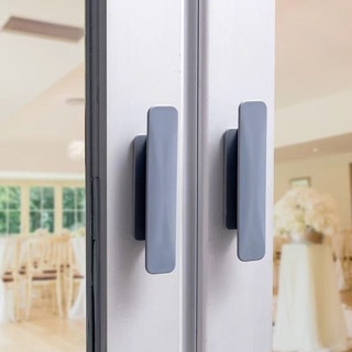 Simple and beautiful Paste Multi-purpose Handle Home Rectangular Handle Glass Door And Window Sliding Door Push-pull Auxiliary Door Handle