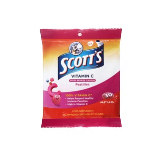 Scott's Vitamin C Pastilles Mixed Berries Flavour 30 Pieces (1)