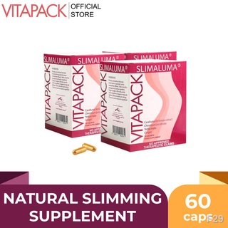 ■▽◈VITAPACK Slimaluma Slimming Supplement Set of 3 Boxes (60 caps) Well Being Weight Management Beau