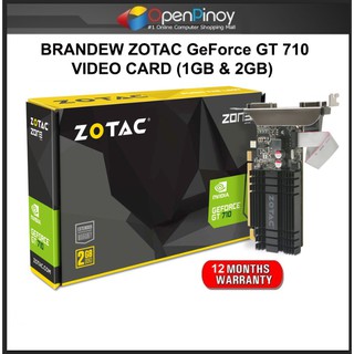 Brandnew Zotac GeForce GT710 2GB & 1GB DDR3 64-bit Video Card / 1year warranty