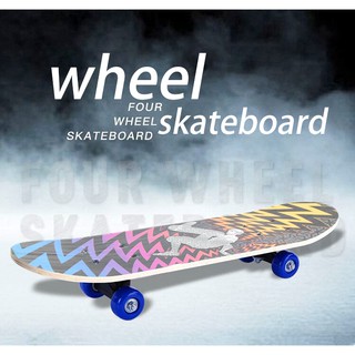 【Ready Stock】Skateboard for Kids Skateboard with Wheels Kids Gift Skateboard for Beginners