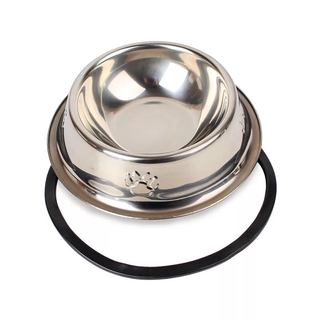 ♥️PET DOG CAT PLAIN STAINLESS STEEL FOOD OR WATER BOWL (3)