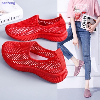 Flying woven hollow mesh women s shoes summer breathable casual ladies lightweight soft bottom fitness running shoes women s sports shoes