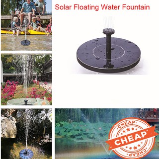 Mini Solar Floating Water Fountain for Garden Pool Pond（Ready stock）