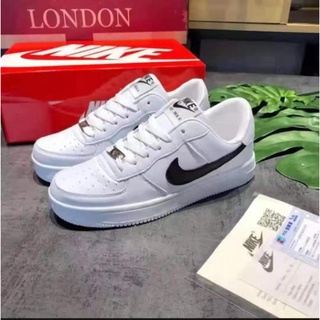 Air Force 1 Fashion All White / White Black Low Cut Shoes For Men And Women #1177