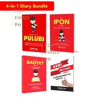 4in1 Diary Bundle book Ipon Pulubi Badyet Keri mo yan Diary by Chinkee tan financial self help books