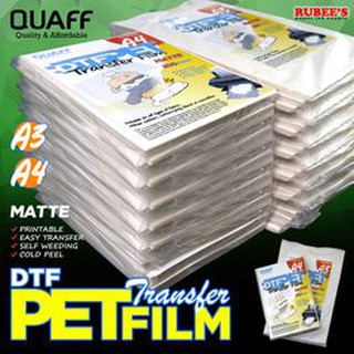 QUAFF DTF PET Transfer Film Glossy A3