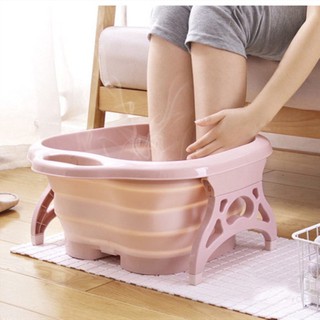 Foot Spa Foot Bath Collapsible with Foot Massager rollers Foot Soak Tub