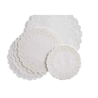 Round Cake paper doilies dollies 250 Sheets Of White