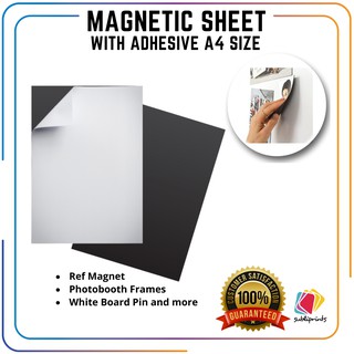 Magnetic Sheet with Adhesive A4 / 4R Size DIY Ref Magnet