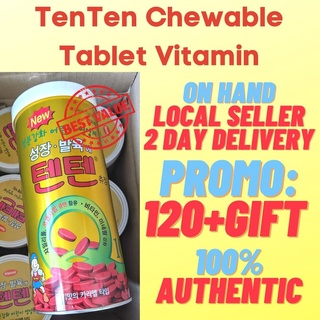 [ON HAND] Tenten Chewable Tablet Vitamin 120PCs Growth Korea Korean Adult kid enhypen ni-ki niki can