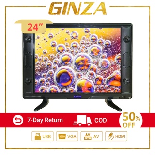 GINZA 24 Inch LED TV MUSIC TV Flat Screen Not Smart TV