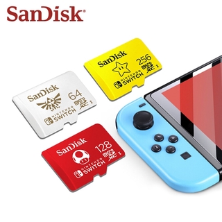 SanDisk NINTENDO SWITCH Micro SD Card 64GB 128GB 256GB micro SDXC UHS-I Memory Card up to 100MB/s TF card for Nintendo Switch