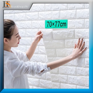 Big Size 70x77CM 3D Wallpaper self-adhesive bedroom wall sticker brick decoration waterproof sticker