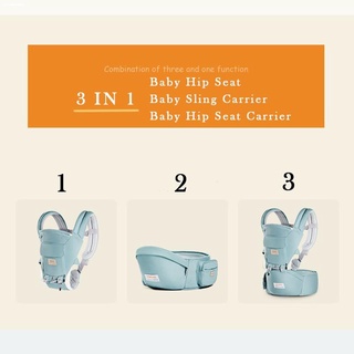 Diaper Bags۩❉❁COD BAONEO Baby Hip Seat Carrier With Hoodie Affordable Free Cover (4)