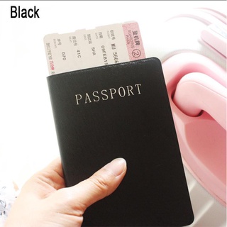 passport cover⊙■✁PU Leather Travel Wallet Passport Cover Credit Card ID Holder Protect Purse Case