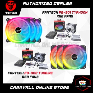 Fantech FB-301 Turbine | FB-302 Typhoon 3in1 Addressable RGB CPU Cooler - With Remote