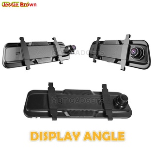 ❀SUPER NIGHT VISION QCY F11+ WIFI 2K Car Dvr Camera 9.66 Inch Streaming RearView Mirror Dash Cam FHD