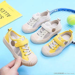 ✣♕Children s shoes men s hollow mesh breathable sneakers 2021 summer Korean casual non-slip soft sol