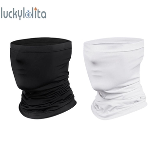 luckylolita❃Summer Cycling Face Cover Mask Ice Silk Anti UV Scarf Headband Bandana (3)