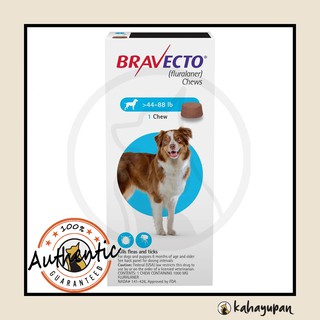 Bravecto Anti Tick, Flea and Mange Chewable for 20-40kg Dogs