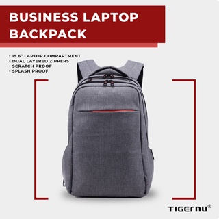 TigerNu T-B3130 15.6" Anti Theft Backpack w/ FreeLock