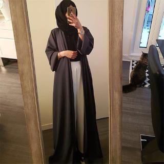 Abaya muslim jubah Kaftan Kimono Bangladesh Robe Musulmane Islamic Clothing Caftan Marocain Loose Muslim Dress (7)