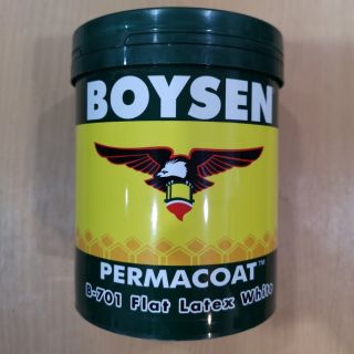 Boysen Permacoat Flat Latex White 1 Liter (1)
