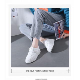 White Shoes Shoes Sneakers Thick Shoes Fashion Shoes Thick-soled Girl Shoes Girl Shoes White Sneakers Shoes Shoes Autumn White Shoes 2021 New Thick Bottom Sports Shoes