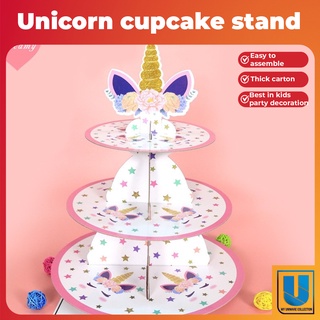 Birthday unicorn stand party supplies cupcake stands party decorations cupcake stand