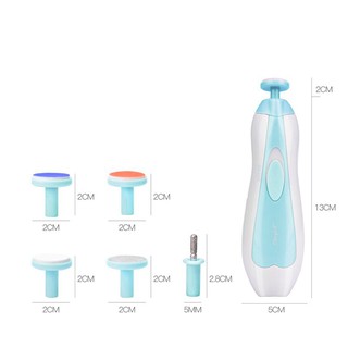 BABY ZOOM Infant Multifunctional Electric Baby Nail Trimmer Set For Babies / Adult Nail File Clipper (9)