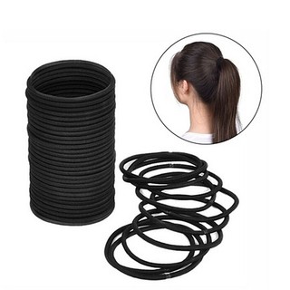40 PcsElastic Rope Ring Hairband Women Girls Hair Band Tie (1)