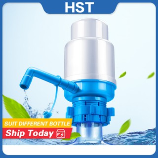 Manual Hand Pressure Drinking Water Dispenser Plastic Water Bottle Pump #HST