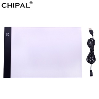 CHIPAL A4 LED Drawing Tablet Digital Graphics Pad USB LED Light Box Copy Board Electronic Art