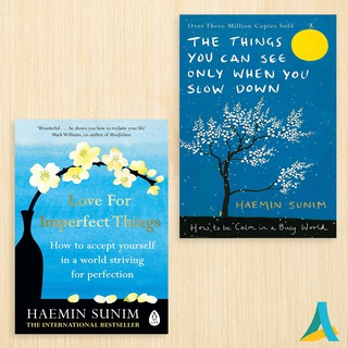 Soft Cover The Things You Can See Only When You Slow Down and Love for Imperfect Things Book Paper by Haemin Sunim