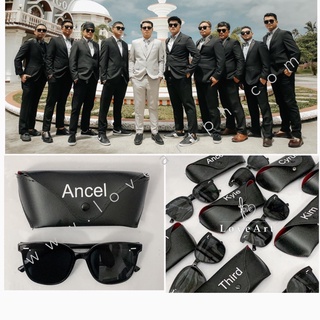 Personalized Groom Groomsman Sunglasses Set | Groomsmen Gifts Wedding Party Gifts