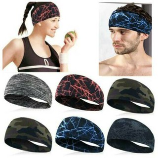 Men Stretch Headband Sport Sweat Yoga Gym Hair HeadBand Sport HeadBand (1)