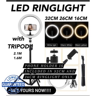 NOTEBOOKNOTE BOOK◆❃16cm LED self-timer ring light 48W dimmable 2700-5500K color temperature band sma