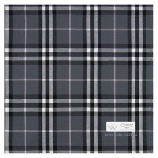 【spot goods】❂Armando Caruso Dark Checkered Handkerchief Set of 3