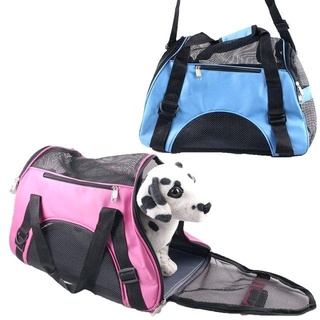 【Ready Stock】┋✐☏Pet Carrier Backpack Front Net Bag for Puppy Dog Cat Tote Sl (1)