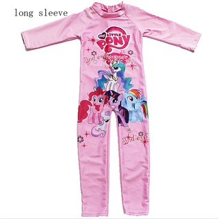 Little Pony Girls Kids Swimsuit Short/Long Swimwear Cap (2)