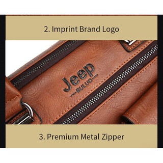 Jeep high-end men's business bag briefcase Messenger bag shoulder bag (9)
