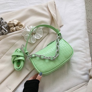 2020 New 2 Strap Summer Thick Chain Armpit Bag Shoulder Bag Handbag VINCENT 920 (5)