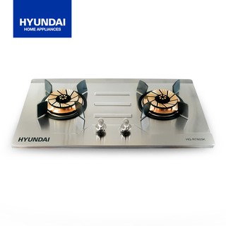 HYUNDAI Double Burner Stainless Steel Built in Gas Stove- HG-R7603K