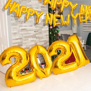 Rhian Gold Number Balloon Birthday Party Decorations Helium Foil Mylar Number Balloons DIY Banner