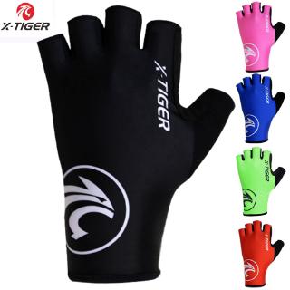 X-tiger Wind Cycling Gloves half finger non-slip Road racing bike gloves bicycle MTB glove Biciclet