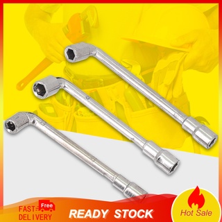 【Ready】3Pcs 6/7/8mm Hexagon Socket Spanner Double Ended L-Type Angled Anti-rust Hex Socket Wrench Repair Tool for Vehicles